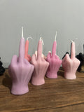 Middle Finger candle