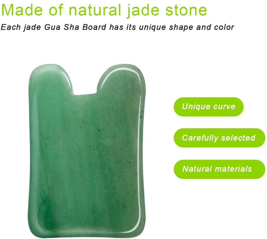 Jade stone gua sha Square massage tool