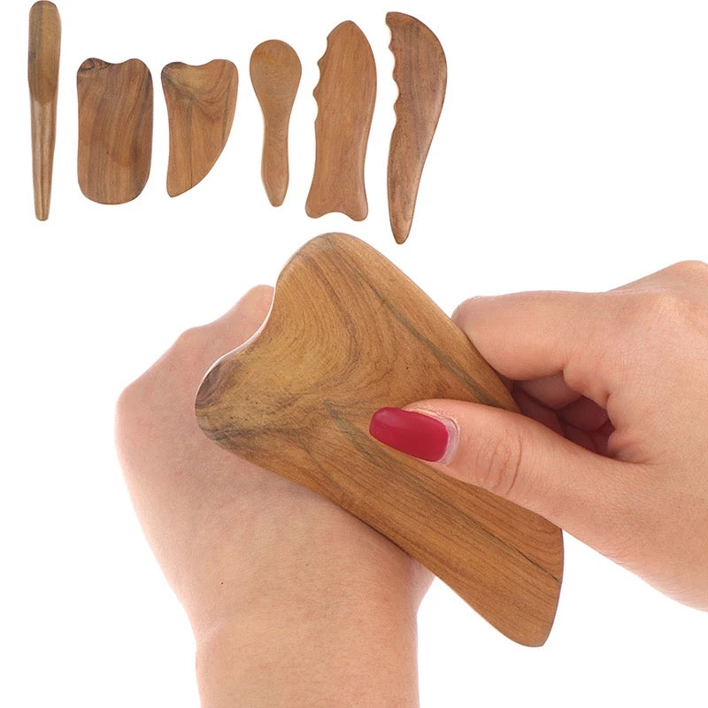 Wooden guasha Tool